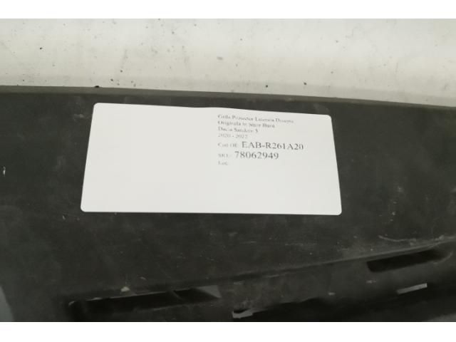 bontott DACIA SANDERO Jobb Ködlámpa Rács