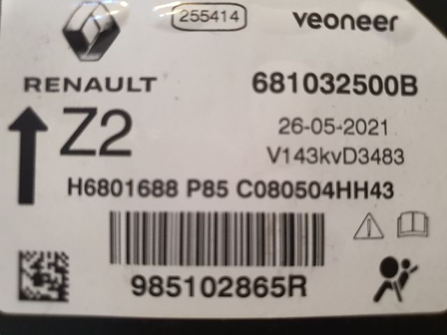 bontott DACIA SANDERO Légzsák Elektronika