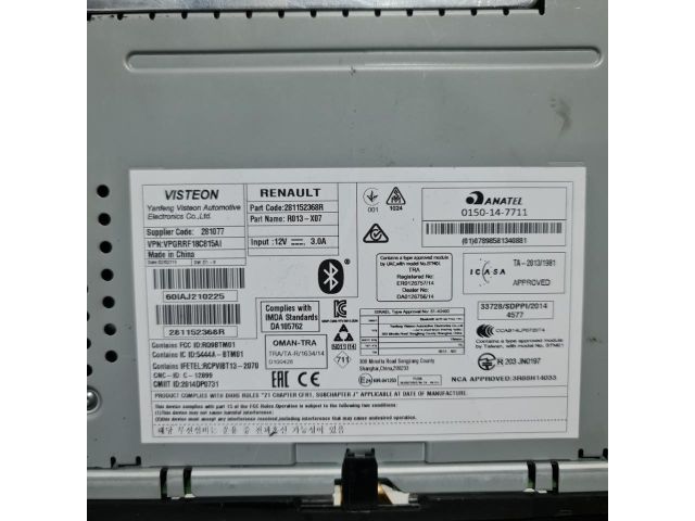 bontott DACIA SANDERO Rádió / CD