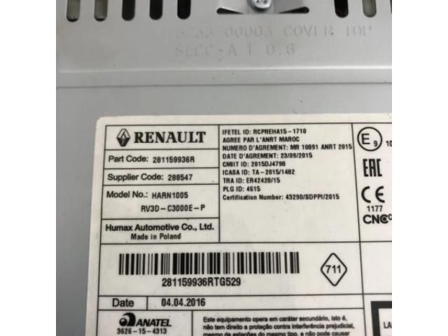 bontott DACIA SANDERO Rádió / CD