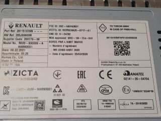 bontott DACIA SANDERO Rádió / CD