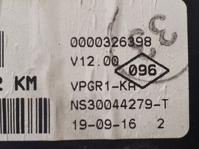 bontott DACIA SANDERO Kilométeróra