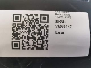 bontott DACIA SPRING Hűtőrács