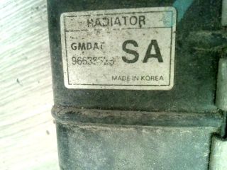 bontott DAEWOO KALOS Vízhűtő Radiátor (Nem klímás)