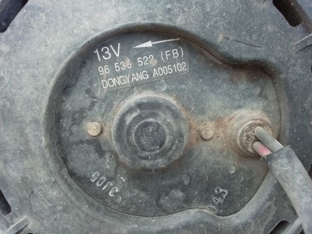 bontott DAEWOO KALOS Hűtőventilátor Motor