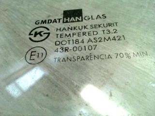 bontott DAEWOO KALOS Jobb első Ablak