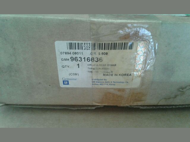 bontott DAEWOO MATIZ Hátsó Fékdob