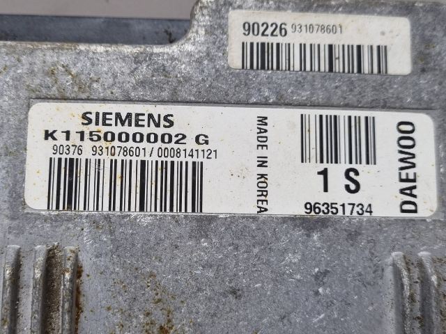 bontott DAEWOO MATIZ Motorvezérlő