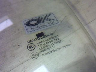 bontott DAEWOO MATIZ Bal hátsó Ablak