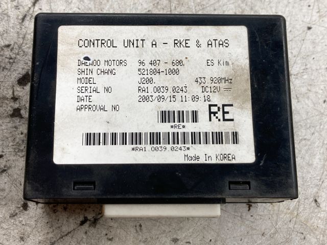 bontott DAEWOO NUBIRA Komfort Elektronika