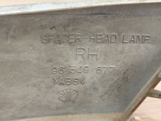 bontott DAEWOO TACUMA Jobb Fényszóró Bajusz Díszléc