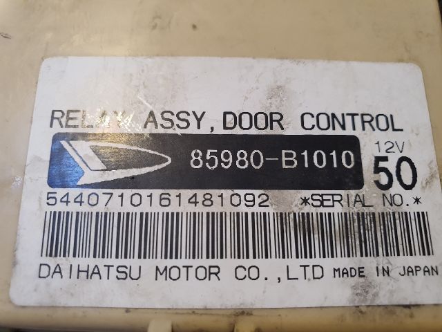 bontott DAIHATSU SIRION Biztosítéktábla Utastér