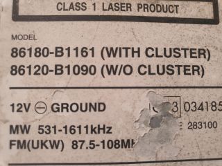 bontott DAIHATSU SIRION Rádió / CD