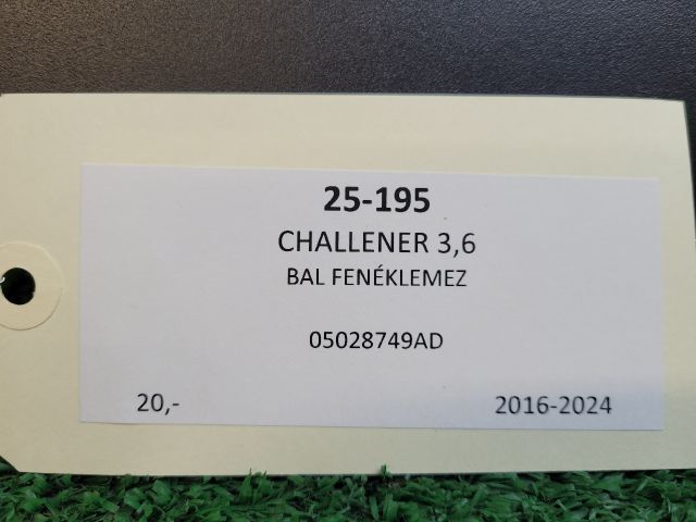 bontott DODGE CHALLENGER Bal Fenéklemez