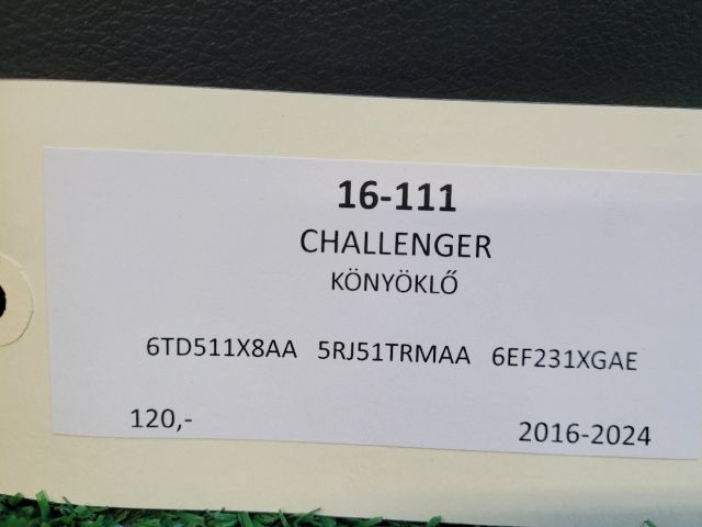 bontott DODGE CHALLENGER Könyöklő