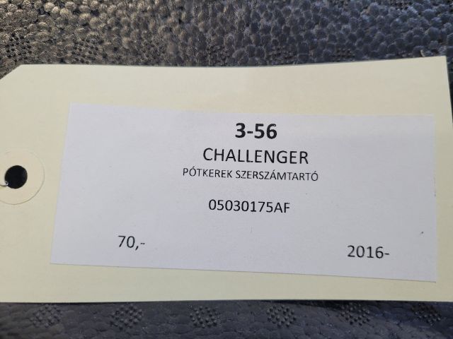 bontott DODGE CHALLENGER Pótkerék Szerszámtartó