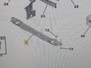 bontott DS DS 7 Alsó Kereszttartó