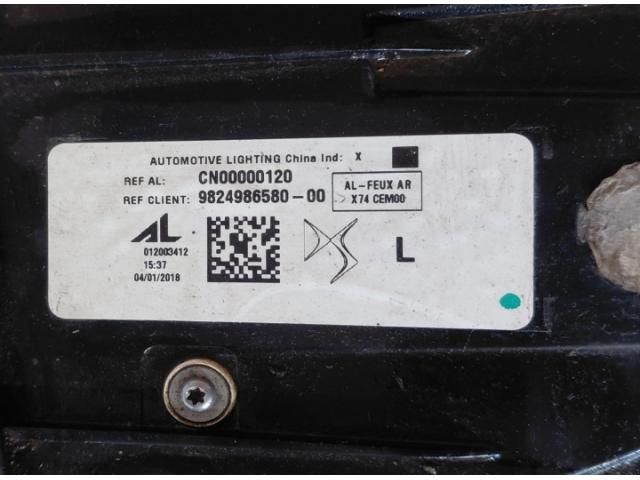 bontott DS DS 7 Bal Belső Hátsó Lámpa