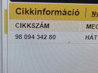 bontott DS DS 7 Bal hátsó Ajtóhatároló