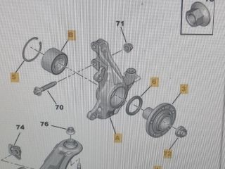 bontott DS DS 7 Bal első Csonkállvány Kerékaggyal