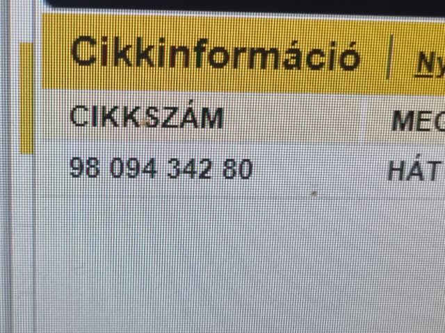 bontott DS DS 7 Jobb hátsó Ajtóhatároló