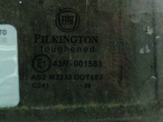 bontott FIAT 500 Bal első Ablak