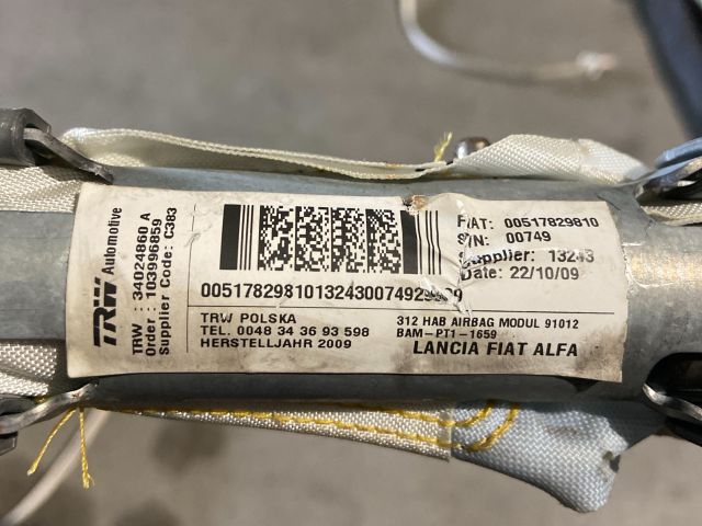 bontott FIAT 500 Bal első Függöny Légzsák