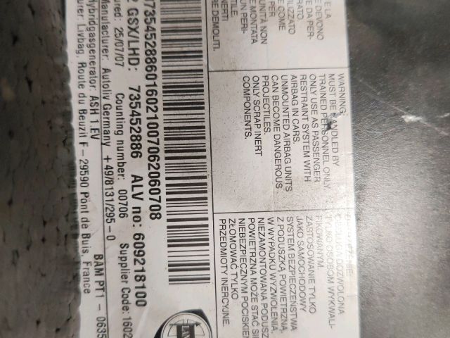 bontott FIAT 500 Jobb Térdlégzsák