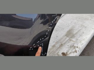 bontott FIAT 500L Bal hátsó Ajtó (Üres lemez)