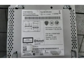 bontott FIAT 500L Navigációs Fejegység