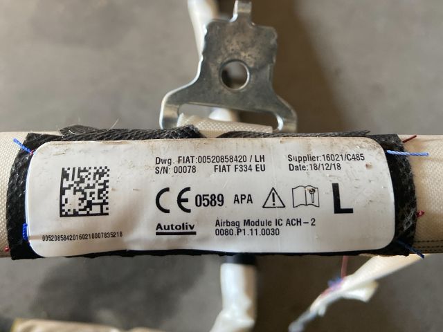 bontott FIAT 500X Bal első Függöny Légzsák