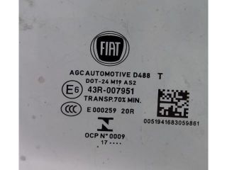 bontott FIAT 500X Jobb első Ablak