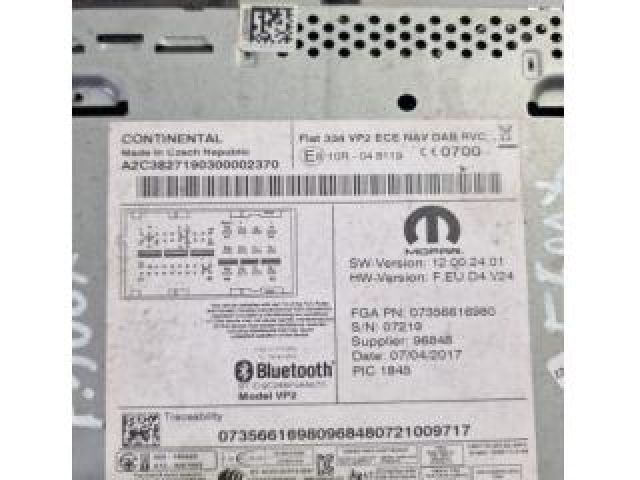 bontott FIAT 500X Rádió / CD