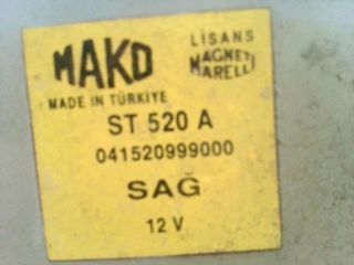 bontott FIAT ALBEA Jobb Belső Hátsó Lámpa