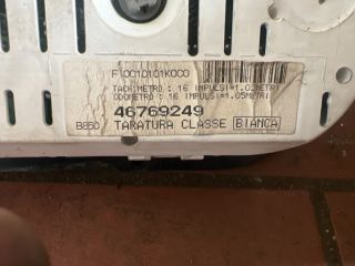 bontott FIAT BRAVA Kilométeróra