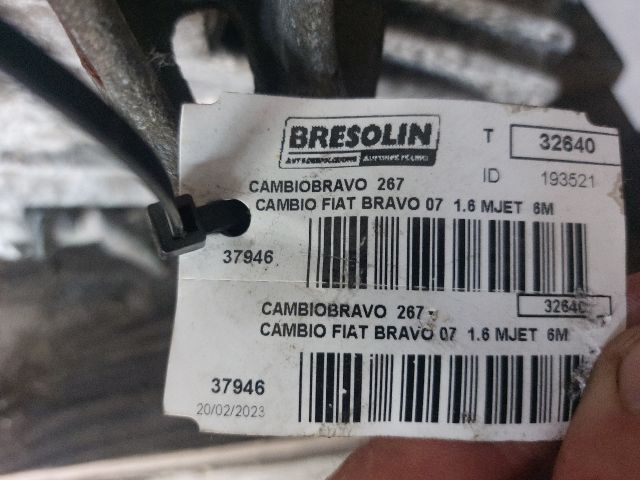 bontott FIAT BRAVO Váltó (Mechanikus)