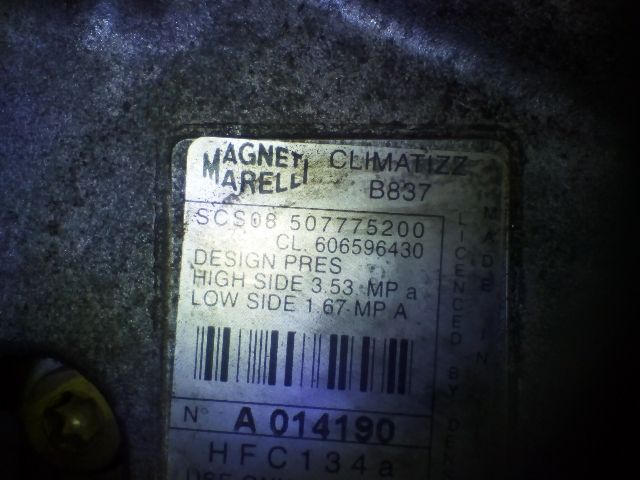 bontott FIAT BRAVO Klímakompresszor