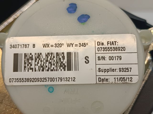 bontott FIAT BRAVO Bal hátsó Biztonsági Öv