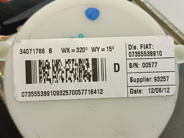 bontott FIAT BRAVO Jobb hátsó Biztonsági Öv