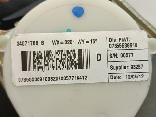 bontott FIAT BRAVO Jobb hátsó Biztonsági Öv