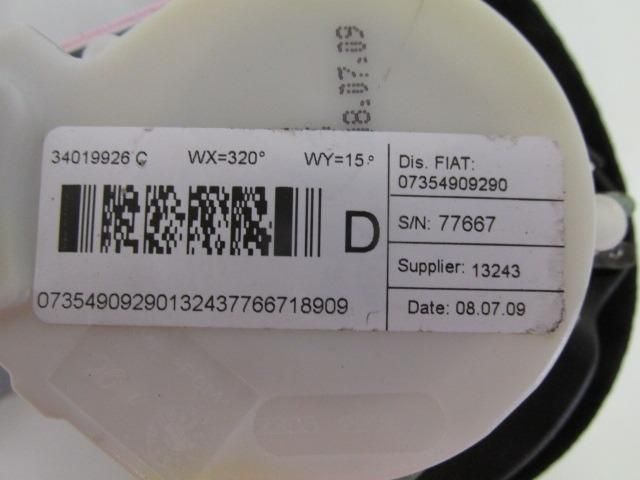 bontott FIAT BRAVO Jobb hátsó Biztonsági Öv