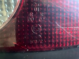 bontott FIAT BRAVO Jobb Hátsó Lámpa