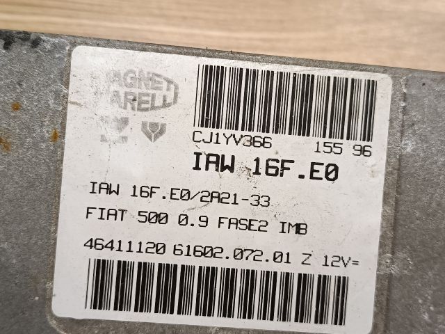 bontott FIAT CINQUECENTO Motorvezérlő