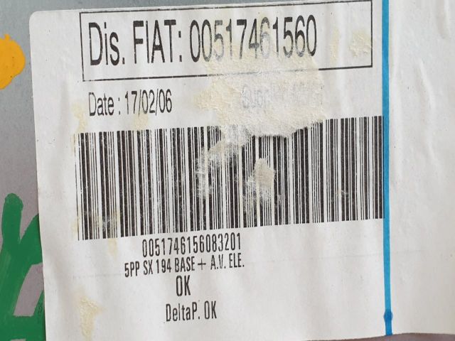 bontott FIAT CROMA Bal hátsó Ablakemelő Szerkezet (Elektromos)