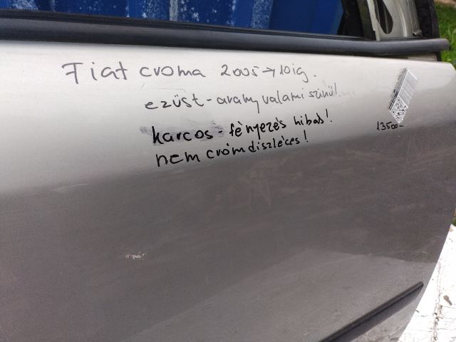 bontott FIAT CROMA Jobb első Ajtó (Üres lemez)