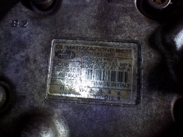 bontott FIAT DOBLO Klímakompresszor