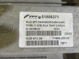 bontott FIAT DOBLO Motorvezérlő