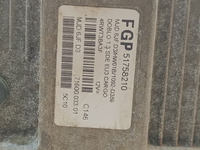 bontott FIAT DOBLO Motorvezérlő