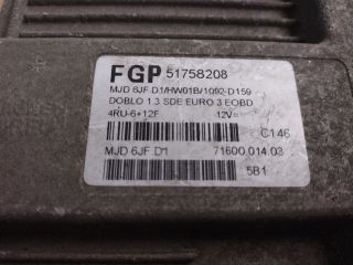 bontott FIAT DOBLO Motorvezérlő