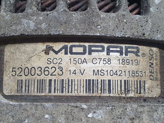 bontott FIAT DOBLO Generátor